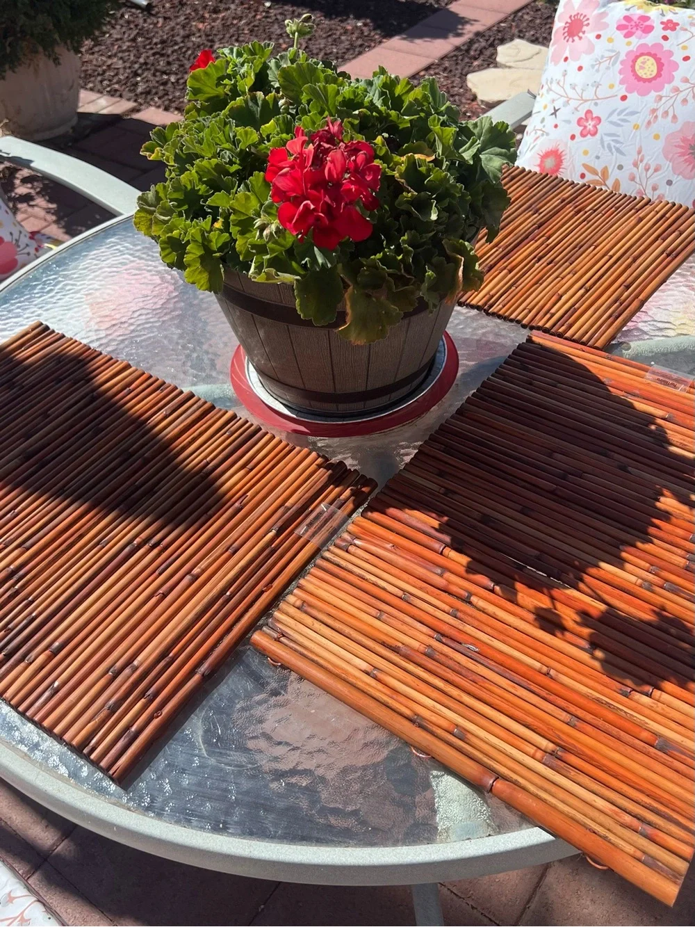 NEW! Pier 1 Imports Three Bamboo Placemats